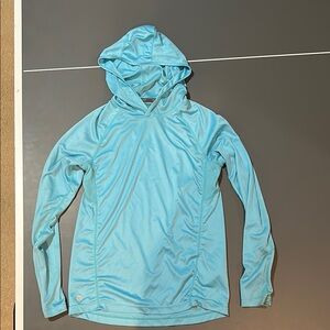 Light Blue UPF Sun shirt Hoodie